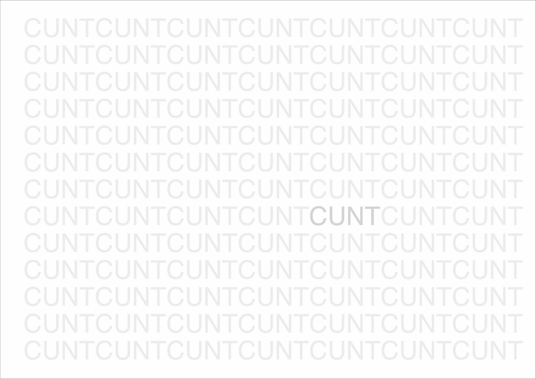 Multiple cunts with one slightly darker standing out